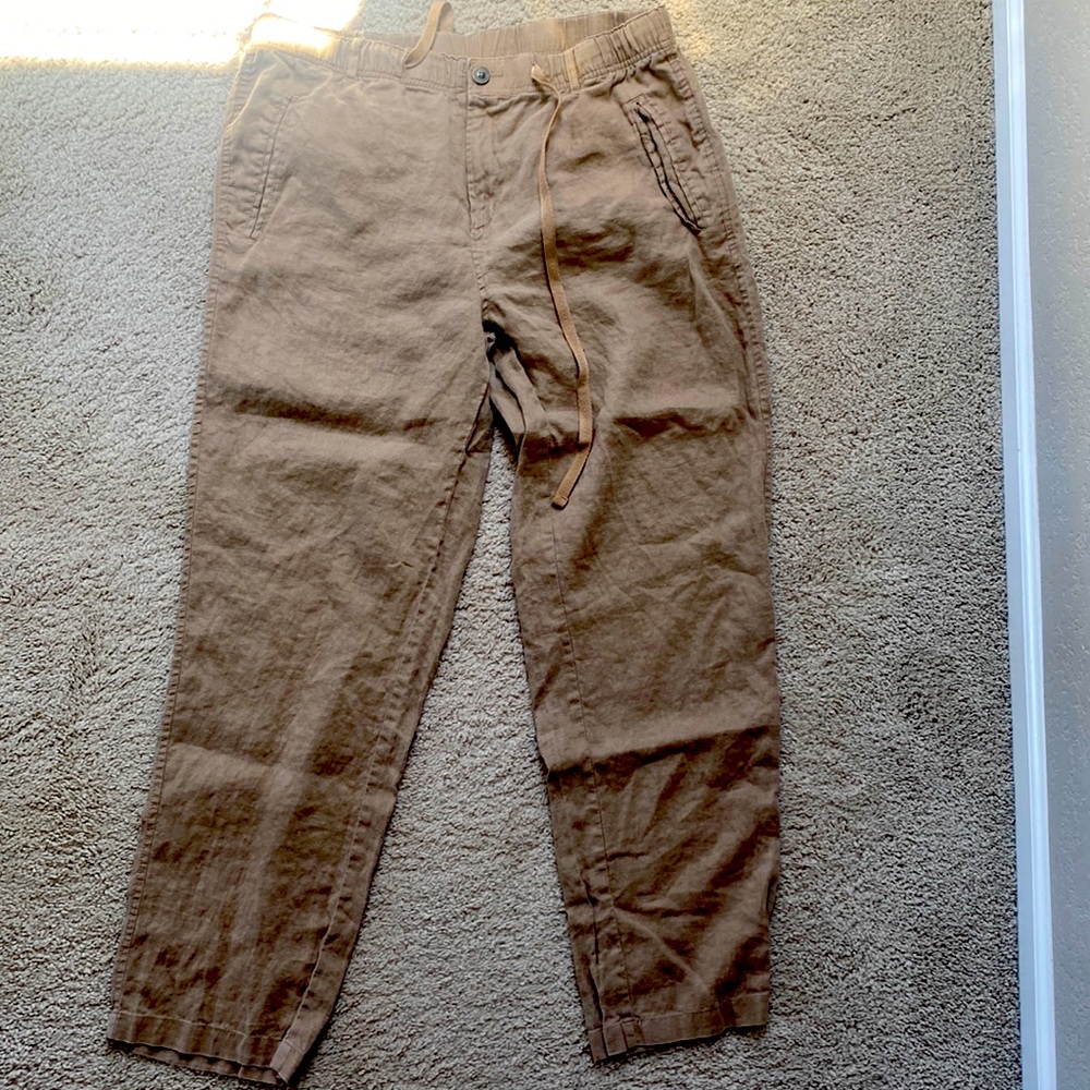 Men’s Linen Pants - Large - Tasso Elba Island